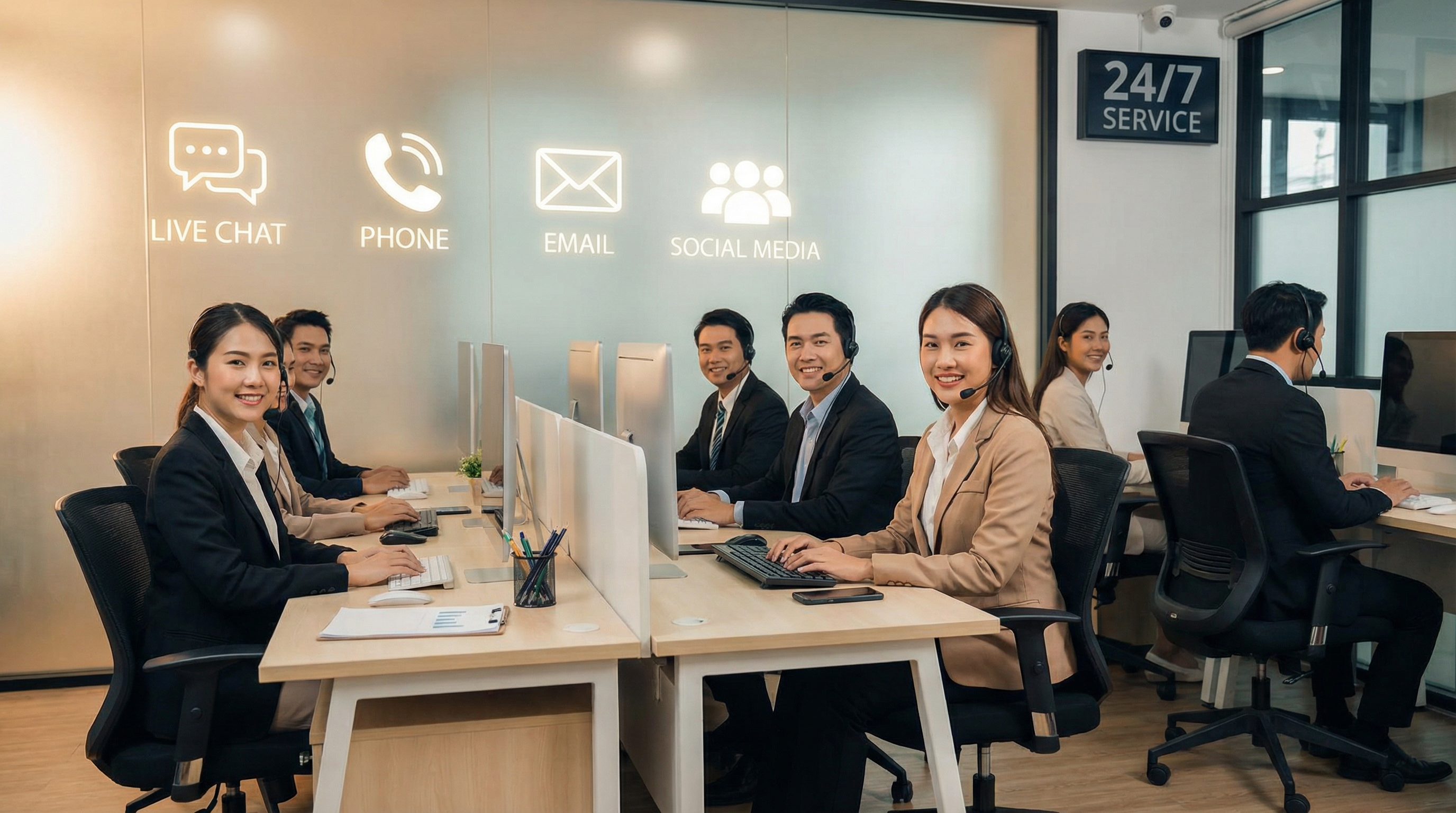 24/7专业客服团队